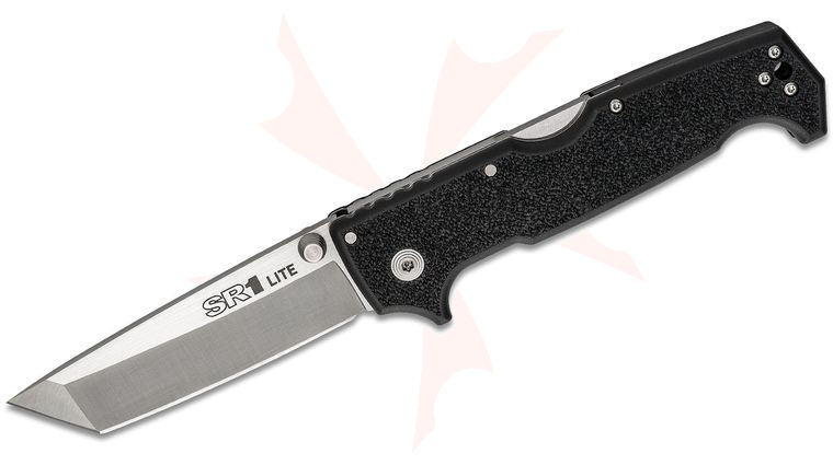 Cold Steel 62K1A SR1 Lite Folding Knife 4 inch 8Cr13MoV Tanto Blade, Griv-Ex Handles
