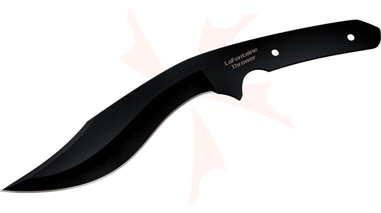 Cold Steel 80TLFZ La Fontaine Thrower, 1050 Carbon Steel, 14 inch Overall