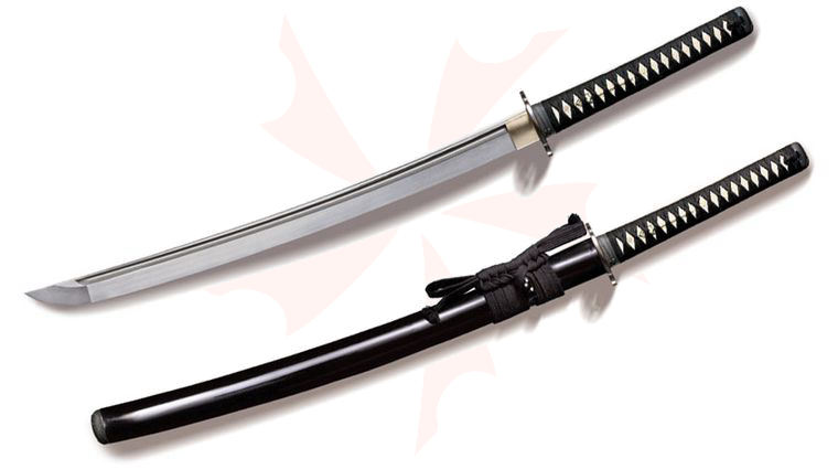 Cold Steel 88BCK Warrior Series Chisa Katana 24.5 inch Carbon Steel Blade