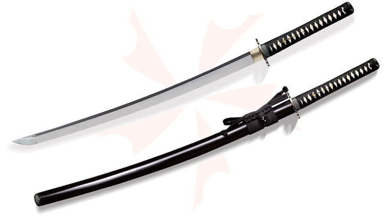 Cold Steel 88BKW Warrior Series Katana 29-1/4 inch Carbon Steel Blade