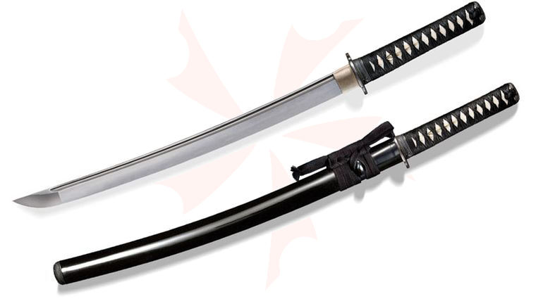 Cold Steel 88BWW Warrior Series Wakizashi Sword 21 inch Carbon Steel Blade