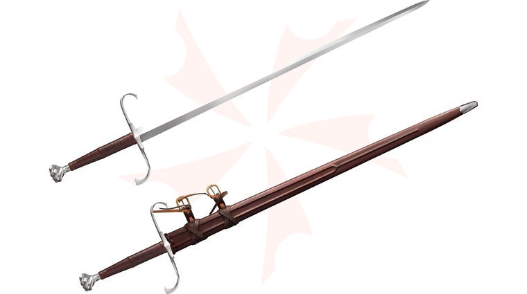 Cold Steel 88HTB German Longsword 35.5 inch Carbon Steel Blade
