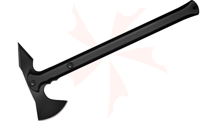 Cold Steel 90PTH Trench Hawk Drop Forged Combat Tomahawk 19 inch Overall, Black, Secure-Ex Sheath