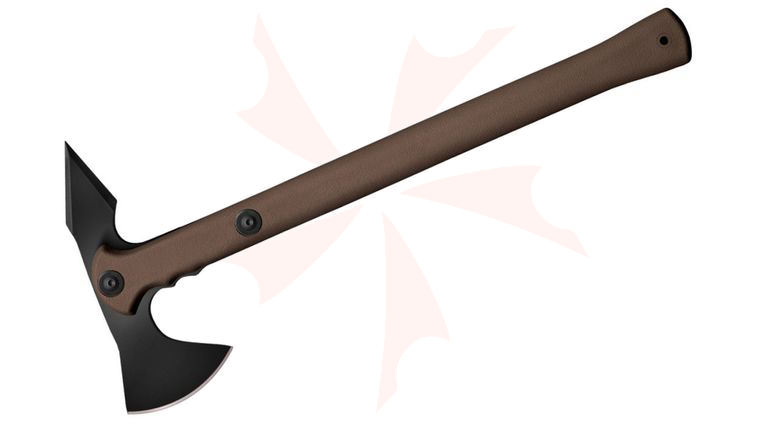 Cold Steel 90PTHFZ Trench Hawk Drop Forged Combat Tomahawk 19 inch Overall, Flat Dark Earth, Secure-Ex Sheath