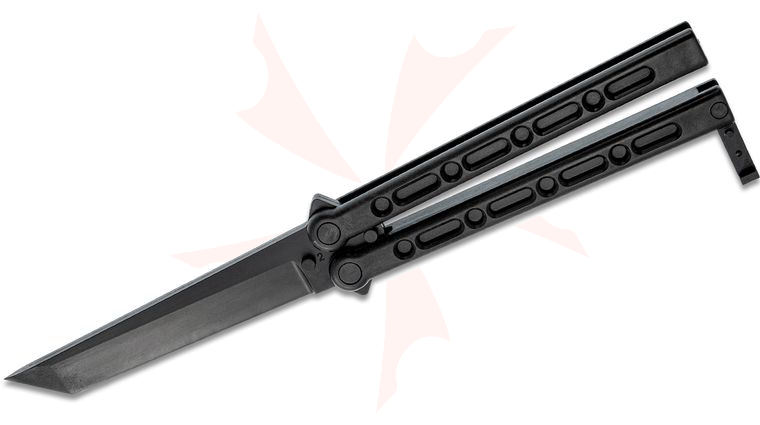 Cold Steel 92EAB FGX Balisong Butterfly Knife 5 inch Tanto Griv-Ex (Hard Plastic) Blade and Handles