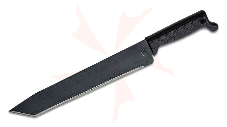 Cold Steel 97BTMS Tanto Machete Fixed Blade Knife 13 inch 1055 Carbon Steel, Polypropylene Handle, Cor-Ex Sheath