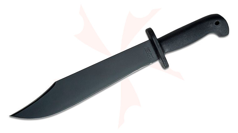 Cold Steel 97SMBWZ Black Bear Bowie Machete 12 inch Carbon Steel Blade, Polypropylene Handles, Cor-Ex Sheath