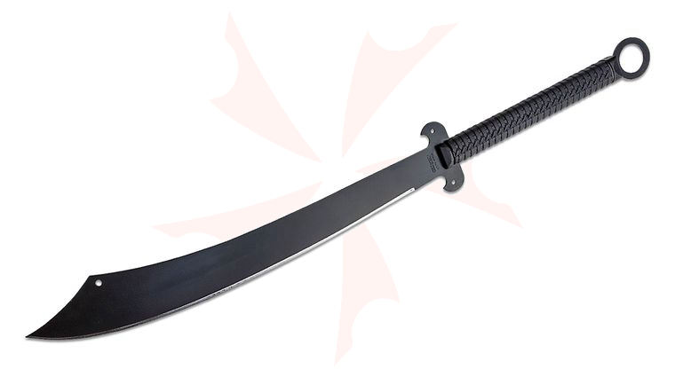 Cold Steel 97TCHS Chinese Sword Machete 24 inch Carbon Steel Blade, Polypropylene Handles, Cor-Ex Sheath