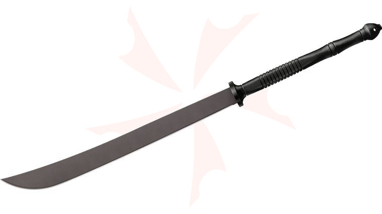 Cold Steel 97THAMS Two Handed Thai Machete 22 inch Blade, Polypropylene Handle, Cordura Sheath
