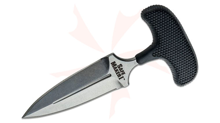 Cold Steel 12DBST Safe Maker I Push Dagger 4.5 inch AUS-8 Blade, Kray-Ex Handle, Secure-Ex Sheath