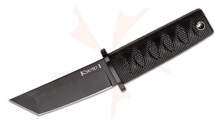 Cold Steel 17DA-BKBK Kyoto I Boot Knife Fixed 3.25 inch Black Tanto Point Blade, Black Kray-Ex Handle, Secure-Ex Sheath