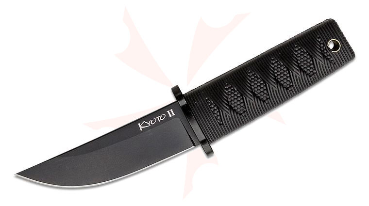 Cold Steel 17DB-BKBK Kyoto II Boot Knife Fixed 3.50 inch Black Reinforced Point Blade, Black Kray-Ex Handle, Secure-Ex Sheath