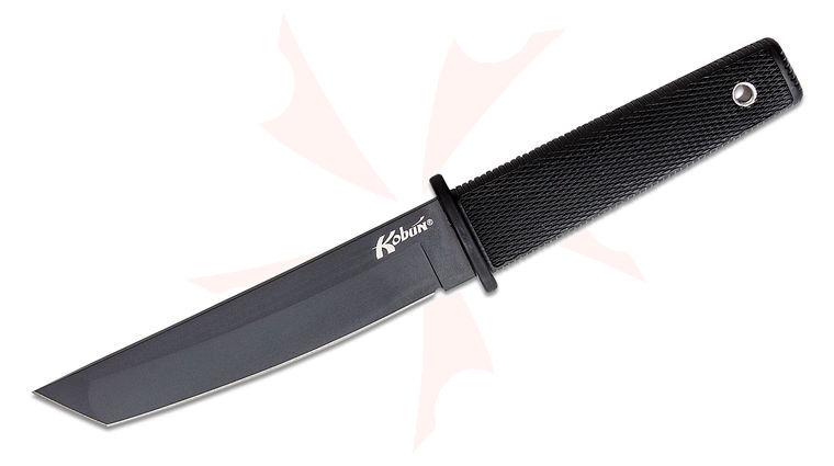 Cold Steel 17T-BKBK Kobun Light Weight Boot Knife Fixed 5.5 inch Black Tanto Plain Blade, Black Kray-Ex Handle, Secure-Ex Sheath