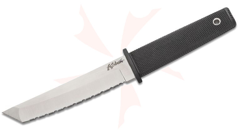 Cold Steel 17TS Kobun Light Weight Boot Knife Fixed 5.5 inch Tanto Serrated Blade, Kray-Ex Handle, Secure-Ex Sheath