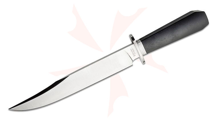 Cold Steel 16DL Laredo Bowie Fixed Blade Knife 10.5 inch CPM-3V Sharpened Clip Point, Micarta Handle, Secure-Ex Sheath