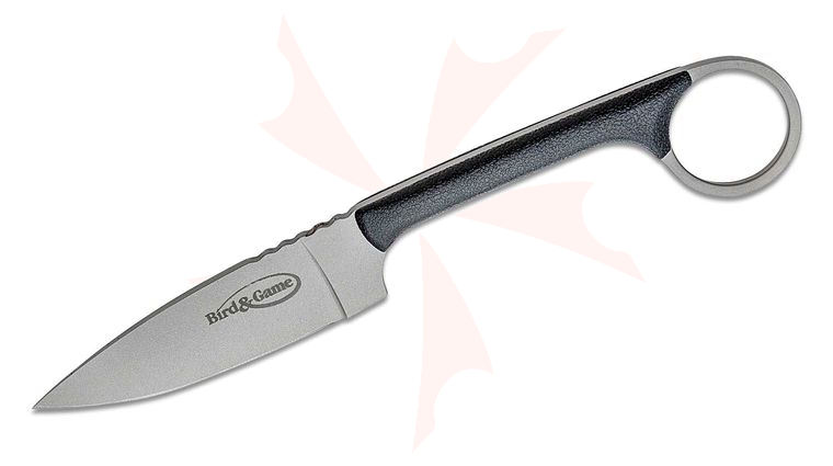 Cold Steel 20AZ Bird & Game Fixed 3.5 inch Bead Blast Blade, Polymer Handle, Secure-Ex Neck Sheath