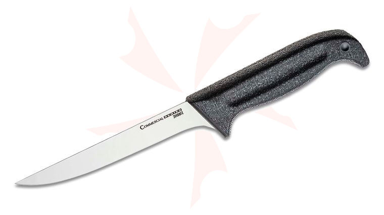 Cold Steel 20VBBFZ Commercial Series Flexible Boning Knife 6 inch Blade, Kray-Ex Handle, No Sheath