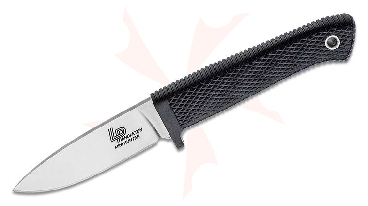 Cold Steel 36LPMF Pendleton Mini Hunter 3 inch AUS-10A Blade, Kray-Ex Handle, Secure-Ex Sheath