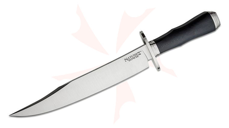 Cold Steel 39LMB4 Natchez Bowie Fixed Blade Knife 11.75 inch 4034 Clip Point, Micarta Handle, Secure-Ex Sheath