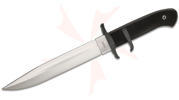 Cold Steel 39LSSC OSS Subhilt Fighter Fixed Blade Knife 8.25 inch Double Edge, Kray-Ex Handle, Secure-Ex Sheath