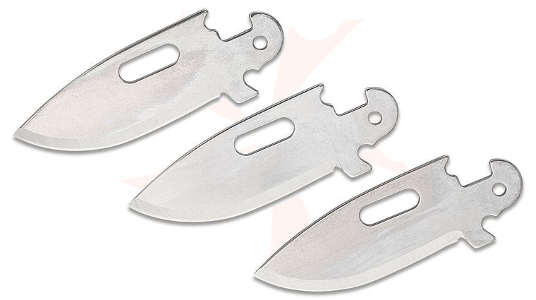 Cold Steel 40AP3A Click-N-Cut Drop Point Replacement Blades, 3 Pack