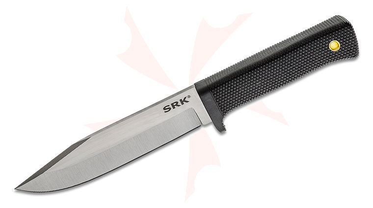 Cold Steel 38CKE SRK Survival Rescue Knife Fixed 6 inch CPM-3V Satin Blade, Kray-Ex Handle, Secure-Ex Sheath