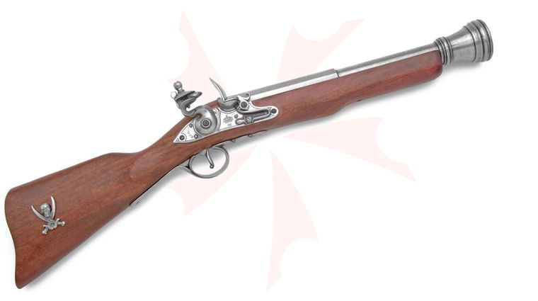 Denix Replica 18th Century Pirate Blunderbuss, Non-Firing