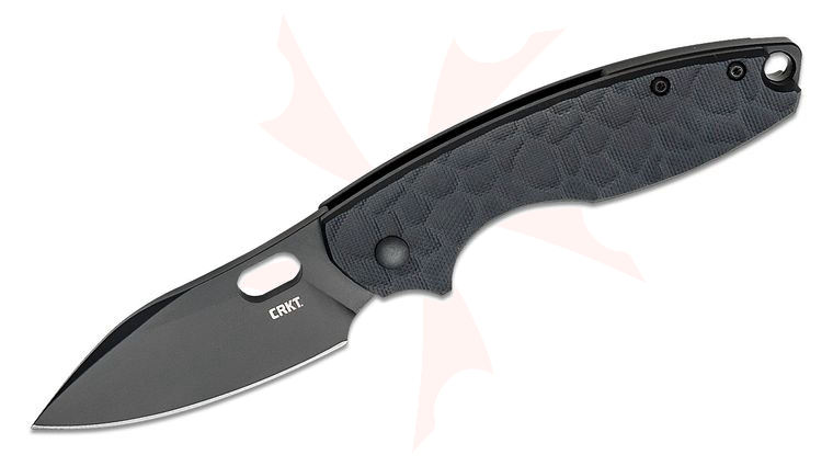 Columbia River CRKT 5317K Jesper Voxnaes Pilar III Folding Knife 2.97 inch Sandvik 12C27 Black Plain Blade, Black G10 and Stainless Steel Handles