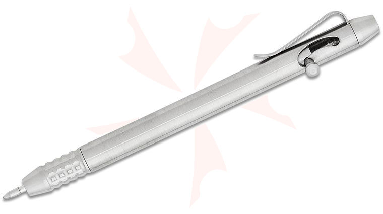 Columbia River CRKT TPENBOND3 Mike Bond Ti2 Design BoltLiner Pen, Gray Aluminum and Steel, 5.16 inch Overall