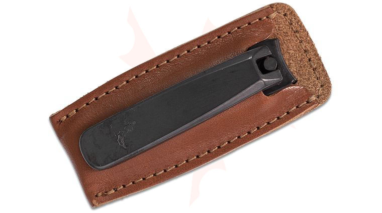 Concord Executive Toe Nail Clipper, 2.75 inch Overall, Tan Italian Leather Case