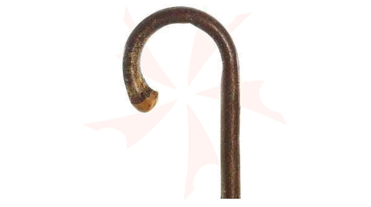 Concord Sierra Chestnut Crook 36 inch Italian Walking Stick