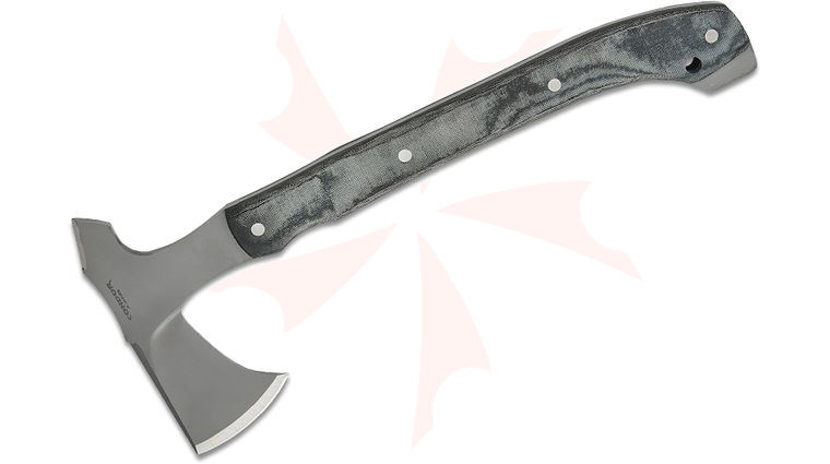 Condor Tool & Knife CTK1341-6.7HC K-Night Tomahawk 15.63 inch Overall 1075 Carbon Steel Axe Head, Micarta Handles, Kydex Sheath