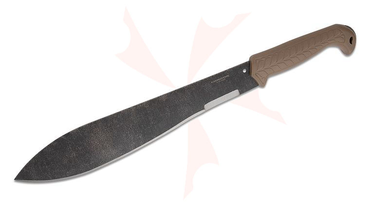 Condor Tool & Knife CTK2850-14.5-HC Terrachete Machete 14.6 inch 1075 Carbon Steel Blade, Desert Tan Polypropylene Handle, Thermoplastic Sheath