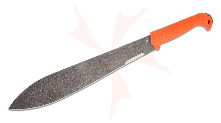 Condor Tool & Knife CTK2851-14.5-HC Terrachete Machete 14.6 inch 1075 Carbon Steel Blade, Orange Polypropylene Handle, Orange Thermoplastic Sheath