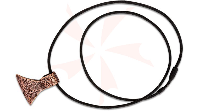 Condor Tool & Knife CTK-VTAN Viking Throwing Axe Necklace