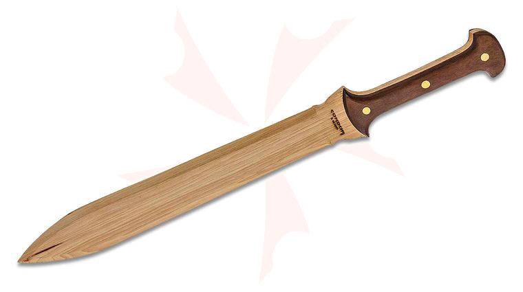 Condor Tool & Knife CTK1020-16.5HI Wooden Tactical Gladius Training Sword 16.52 inch inch Unsharpened Hickory Blade, Walnut Handles