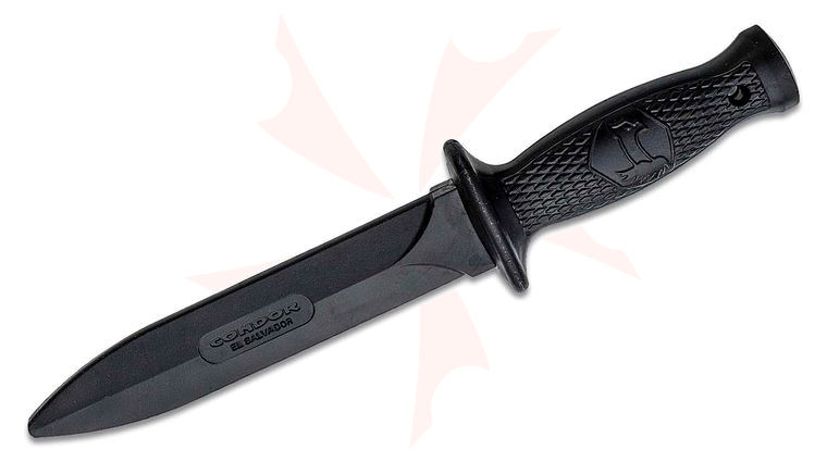 Condor Tool & Knife CTK1023-6.75PP Training Kombat Rubber Dagger 6.97 inch Santoprene Blade
