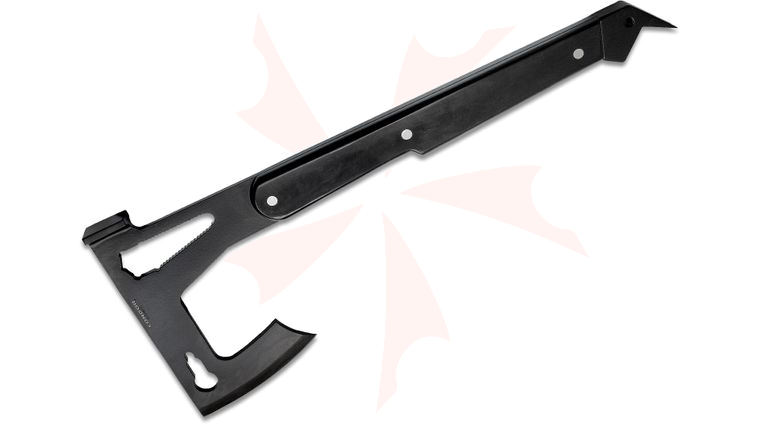 Condor Tool & Knife CTK1817-7.26HC Blackout Hawk Axe 7.26 inch 1075 Carbon Steel Blade, Paper Micarta Handles, Kydex Sheath