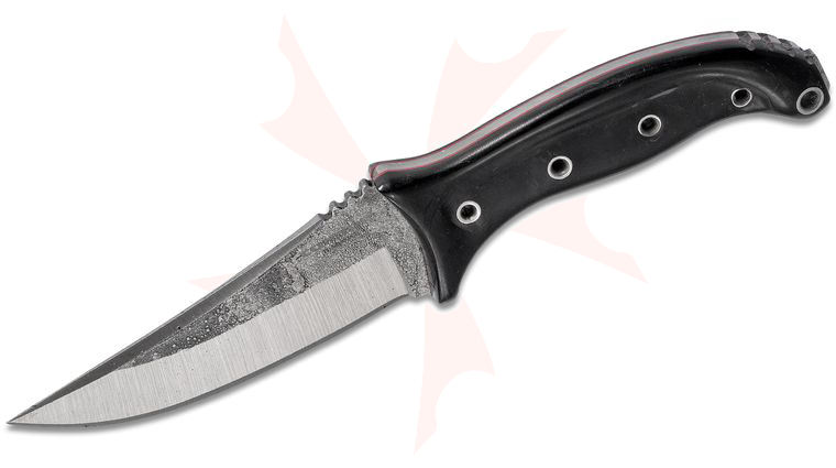 Condor Tool & Knife CTK1818-4.52HC Pandur Fixed Blade Knife 4.53 inch 1075 Carbon Steel, Paper Micarta Handles, Kydex Sheath