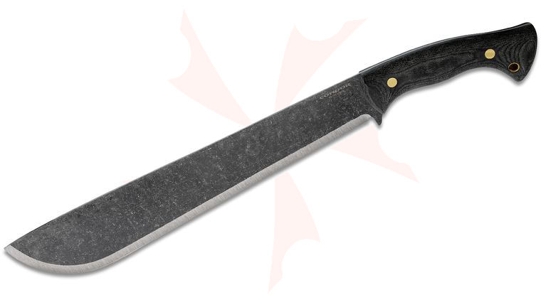 Condor Tool & Knife CTK2824-12.68HC Wastelander Machete Fixed Blade Knife 12.69 inch 1075 Carbon Steel, Micarta Handles, Kydex Sheath