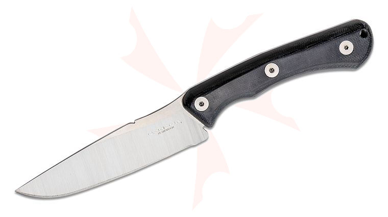 Condor Tool & Knife CTK2843-4.5SK Sport X.E.R.O. Dart Fixed Knife 4.5 inch 14C28N Clip Point Blade, Black Micarta Handles, Kydex Sheath
