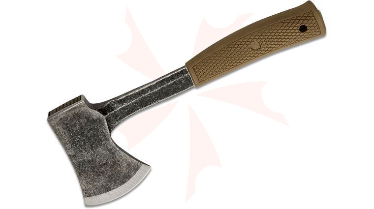 Condor Tool & Knife CTK3934-4.24HC Campsite Axe 2.99 inch 1075 Carbon Steel Blade, Desert Tan Polypropylene Handles, Kydex Sheath