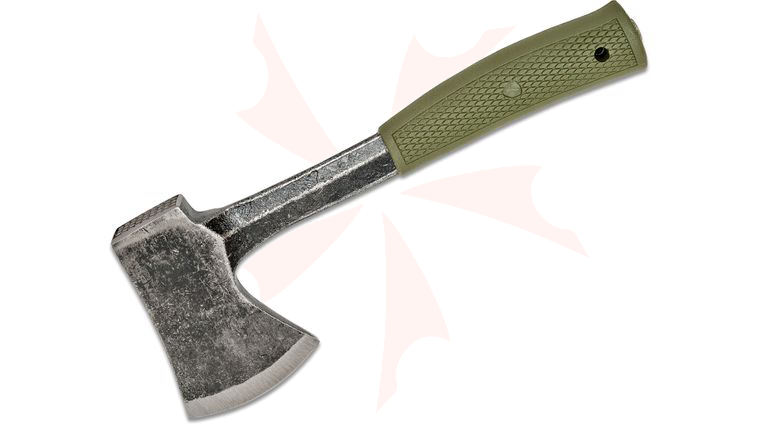 Condor Tool & Knife CTK3933-4.24HC Campsite Axe 2.99 inch 1075 Carbon Steel Blade, Army Green Polypropylene Handles, Kydex Sheath