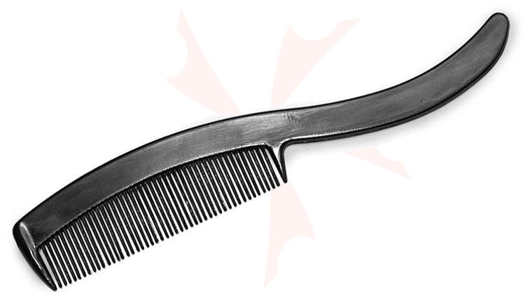 Colonel Conk Black Moustache (Mustache) Comb, 4.75 inch Overall
