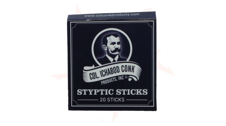 Colonel Conk #206 Single-Use Styptic Sticks, 20 Pack