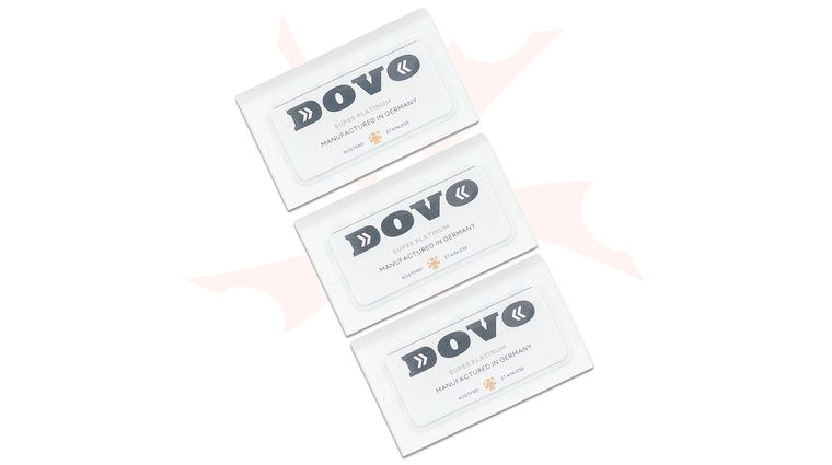 Dovo Double Edge Razor Blades 30 Pack (3 Packs of 10 Blades Each)