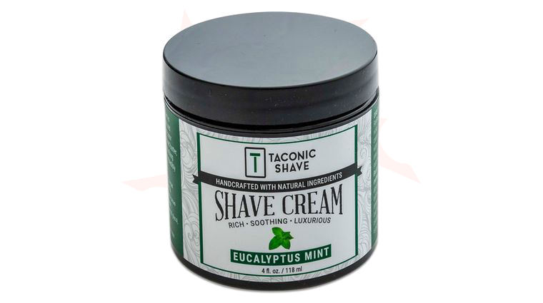 Taconic Mint & Eucalyptus Shave Cream, 4 oz. Tub