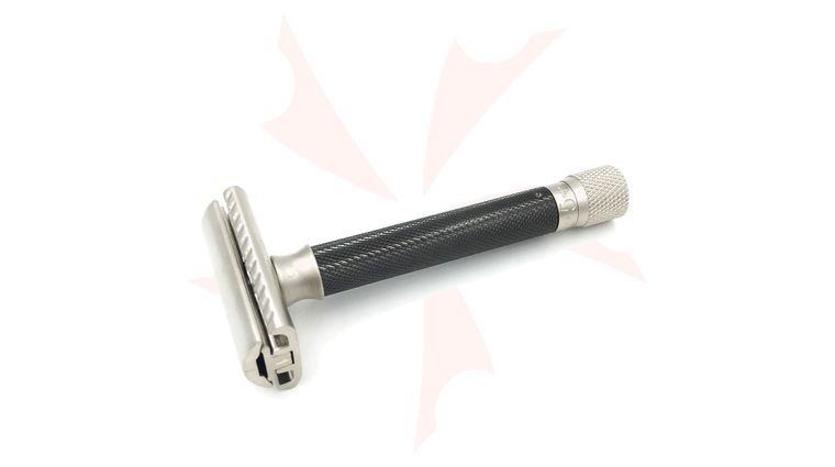 Parker Variant Graphite Finish Safety Razor 4 inch Overall