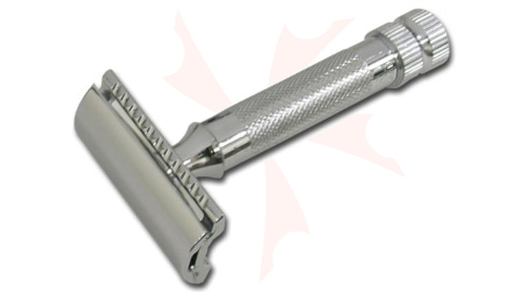 Merkur Heavy Duty Double Edge Three Piece Safety Razor, 3 inch Long