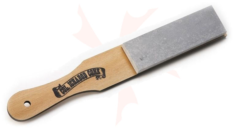 Colonel Conk #110 Hard Arkansas Razor Stone on Wood Paddle